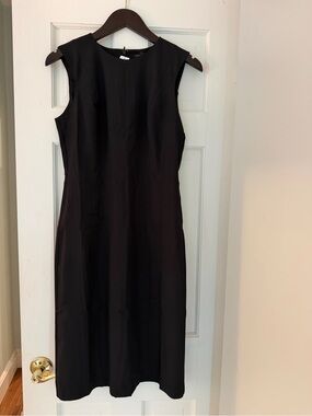 Banana Republic Black Sleeveless Sheath Dress